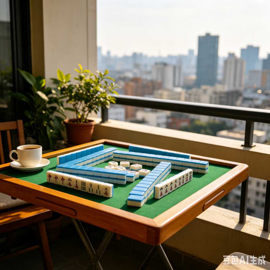 mahjong tile rack set