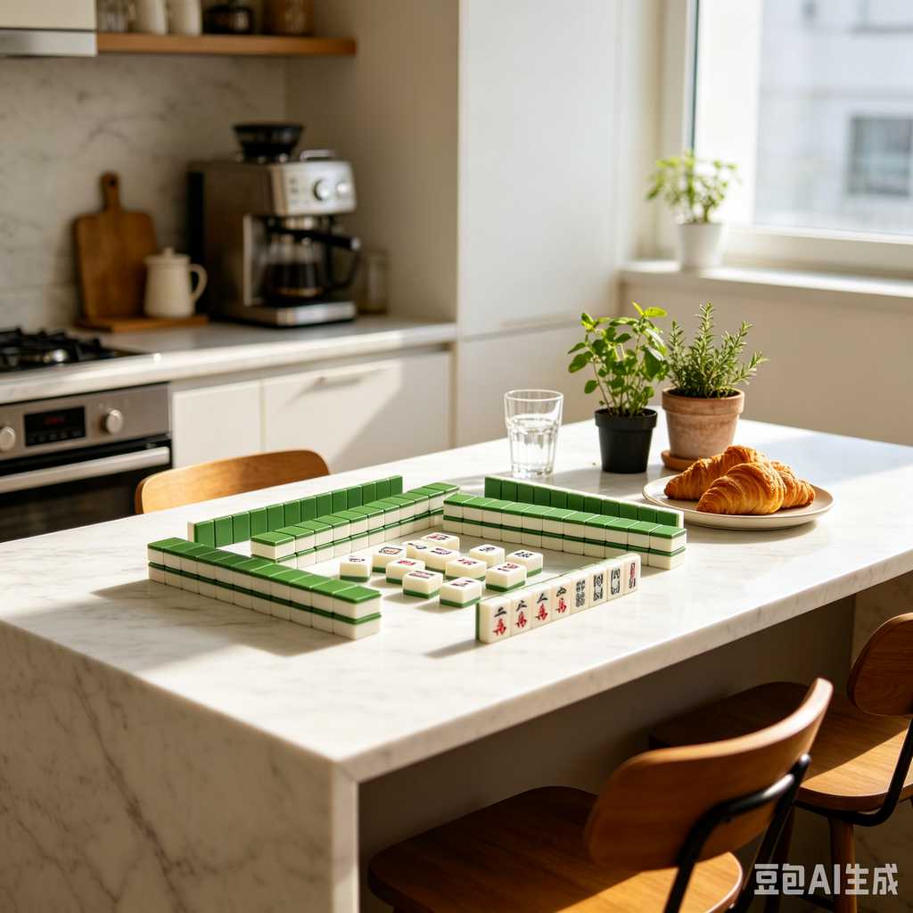 smooth print surface mahjong tiles