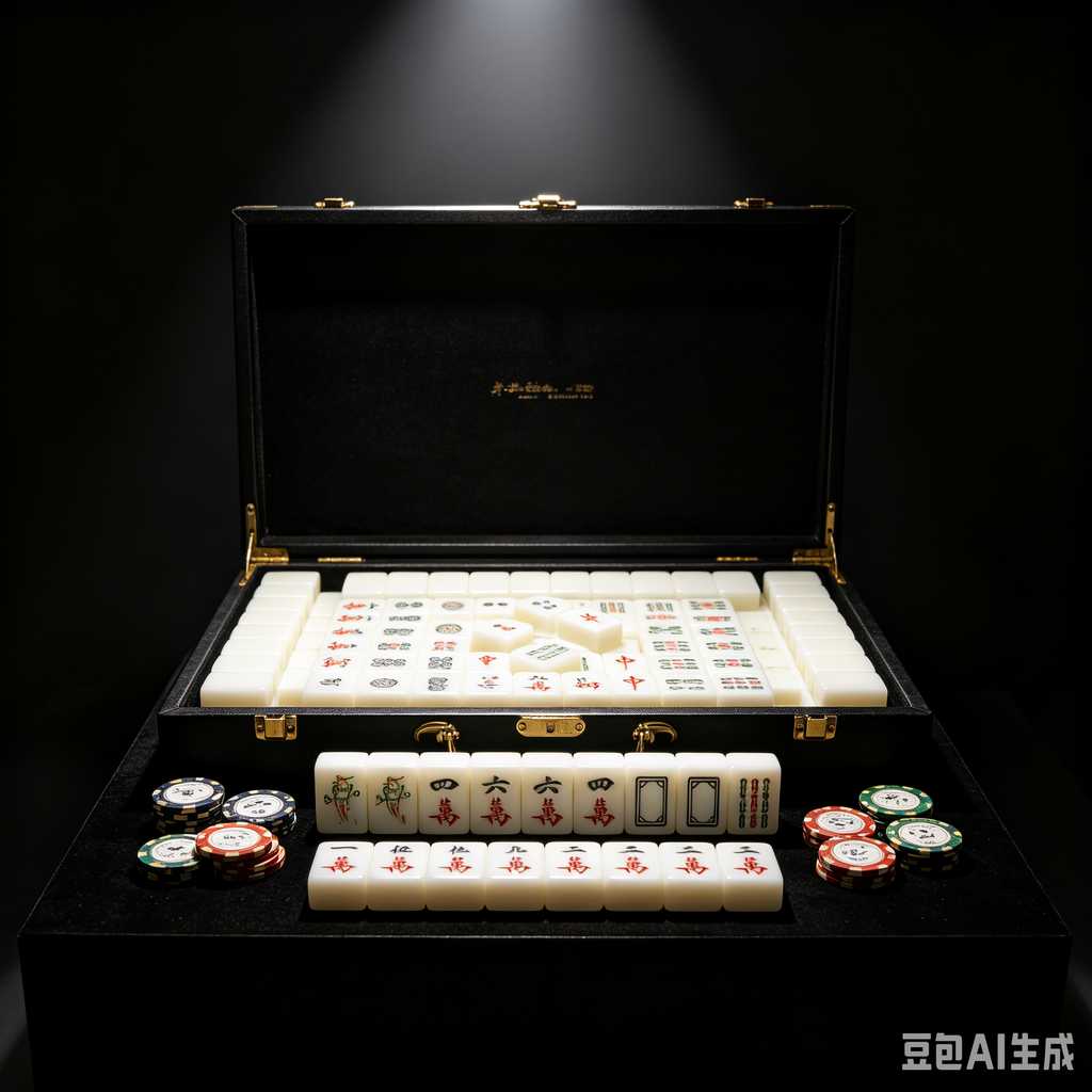 decorative text mahjong set