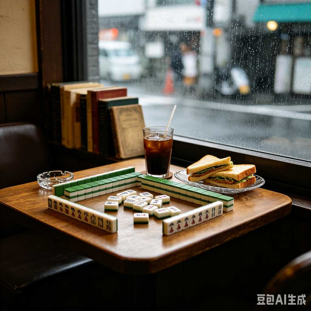 colored mahjong tile racks