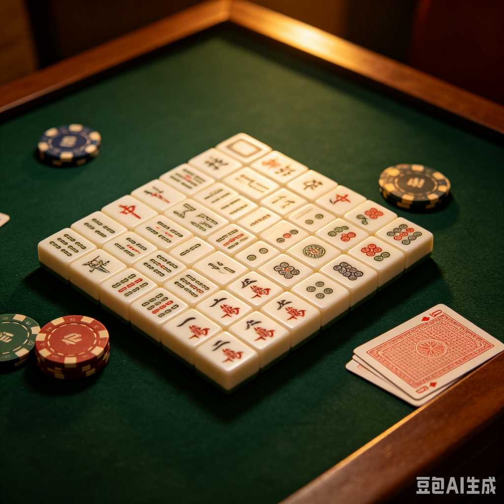 luxury carving mahjong tiles