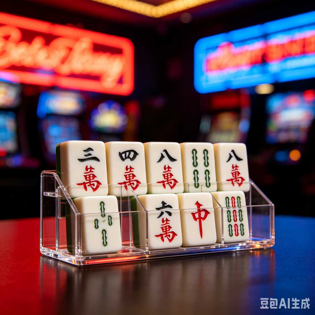 unique text mahjong tiles design