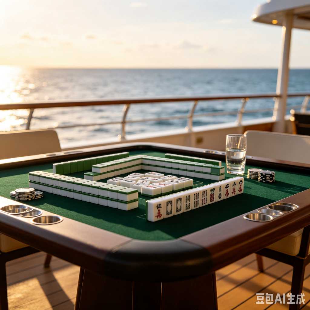 printed logo mahjong set